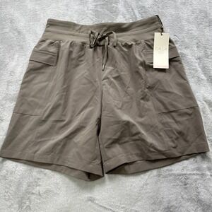 Calia Journey Collection Shorts Womens Small Mid-Rise 7" Inseam Golf Khaki Beige